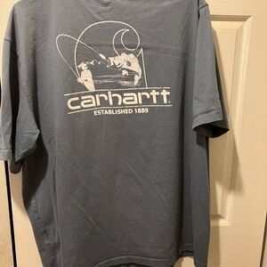 Carhartt pocket tee with image on back. XL